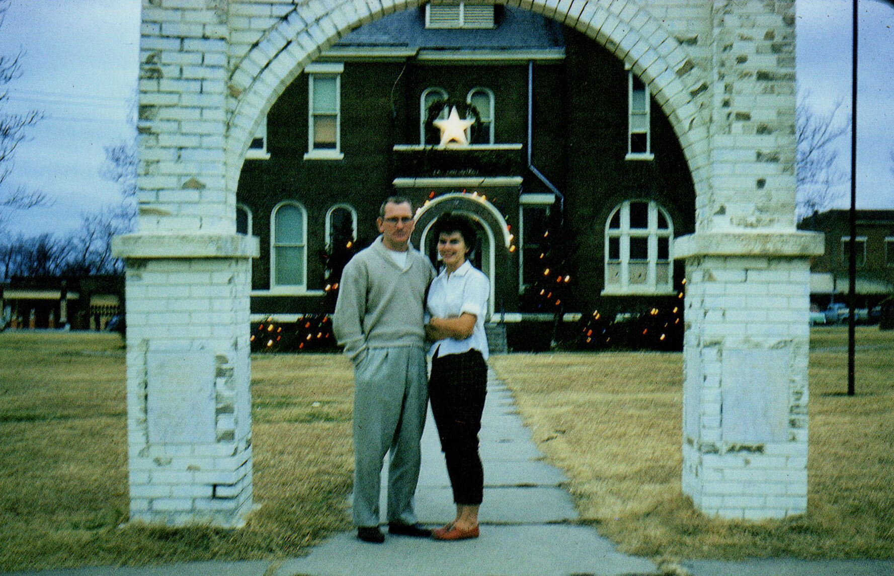 Tracy and Dorothy in Piggott, Arkansas